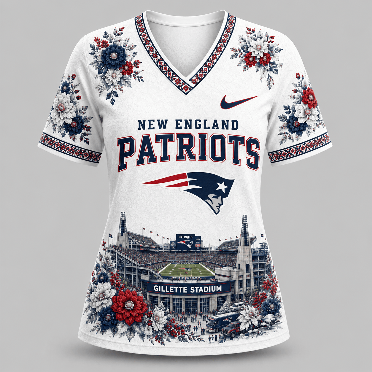 NFL x NE Stadium V-neck Shirt