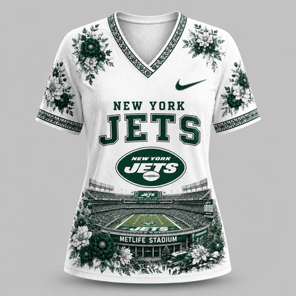 NFL x NYJ Stadium V-neck Shirt