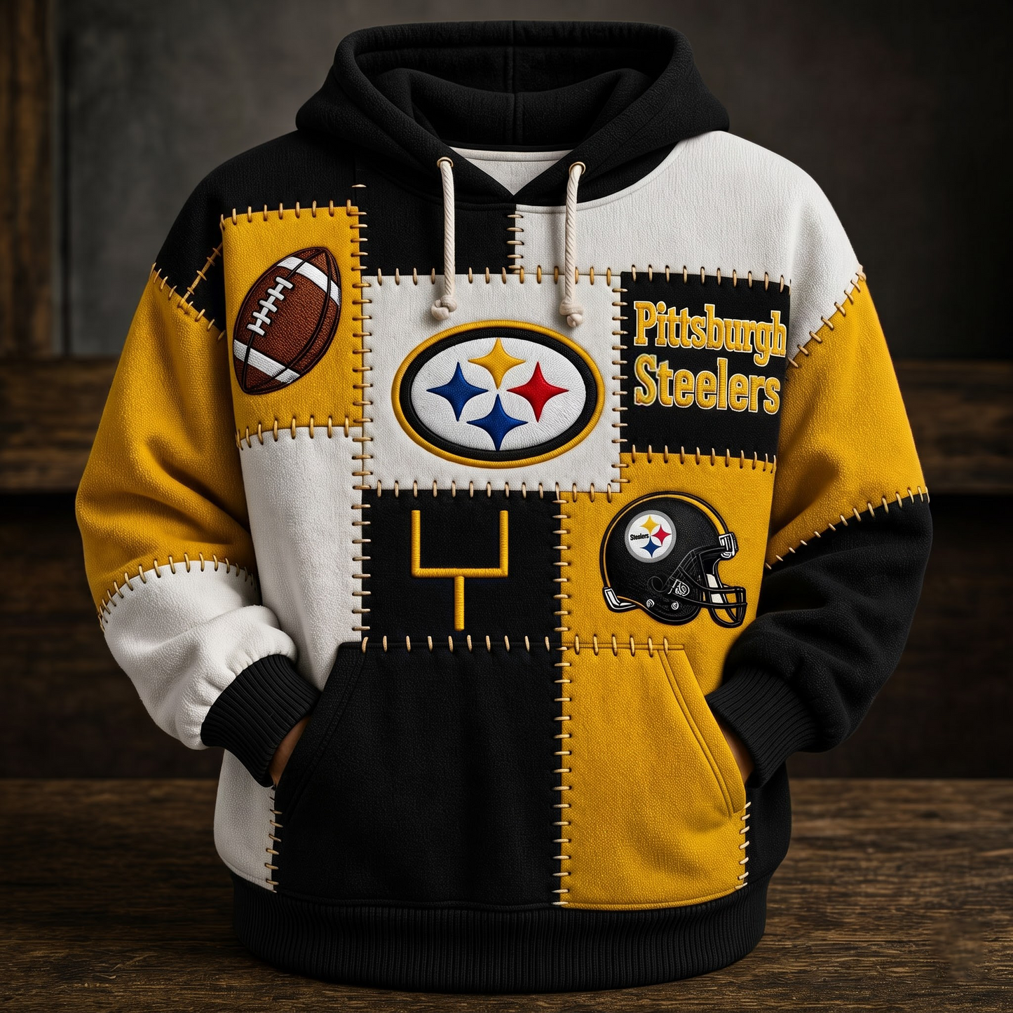 NFL x PIT Patch Hoodie