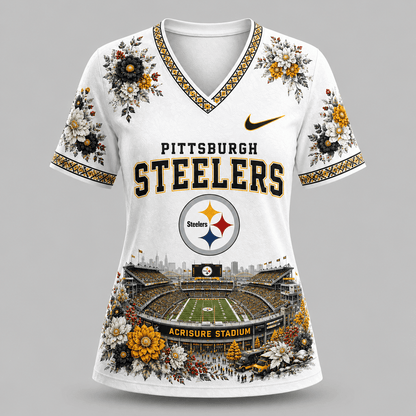 NFL x PIT Stadium V-neck Shirt