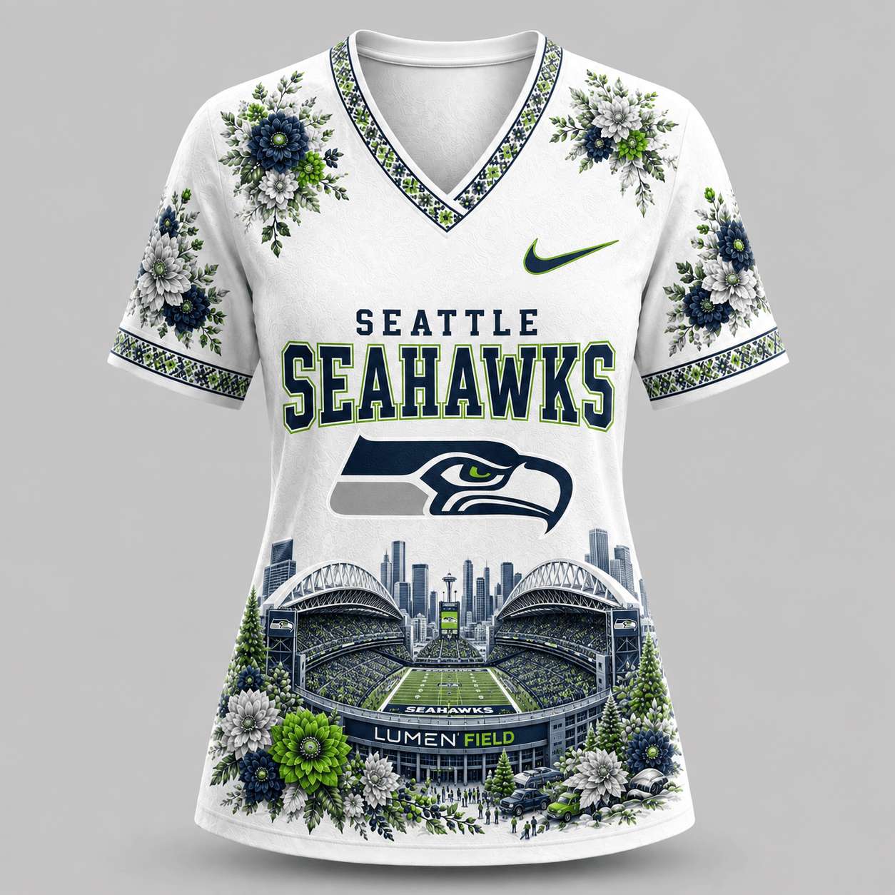 NFL x SEA Stadium V-neck Shirt