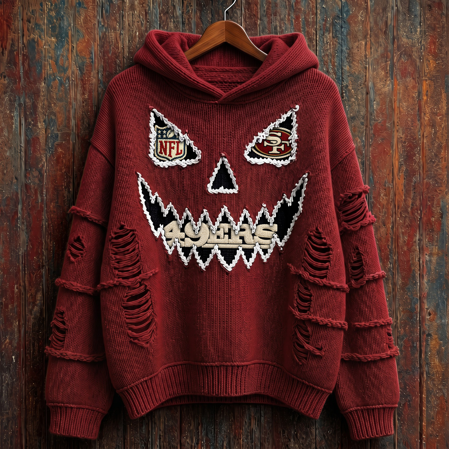 NFL x SF Pumpkin Face V1 Hoodie