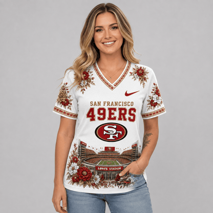 NFL x SF Stadium V-neck Shirt