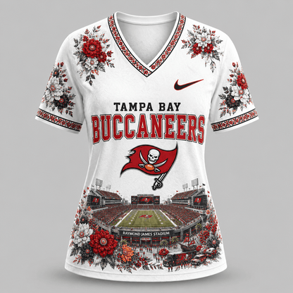 NFL x TB Stadium V-neck Shirt