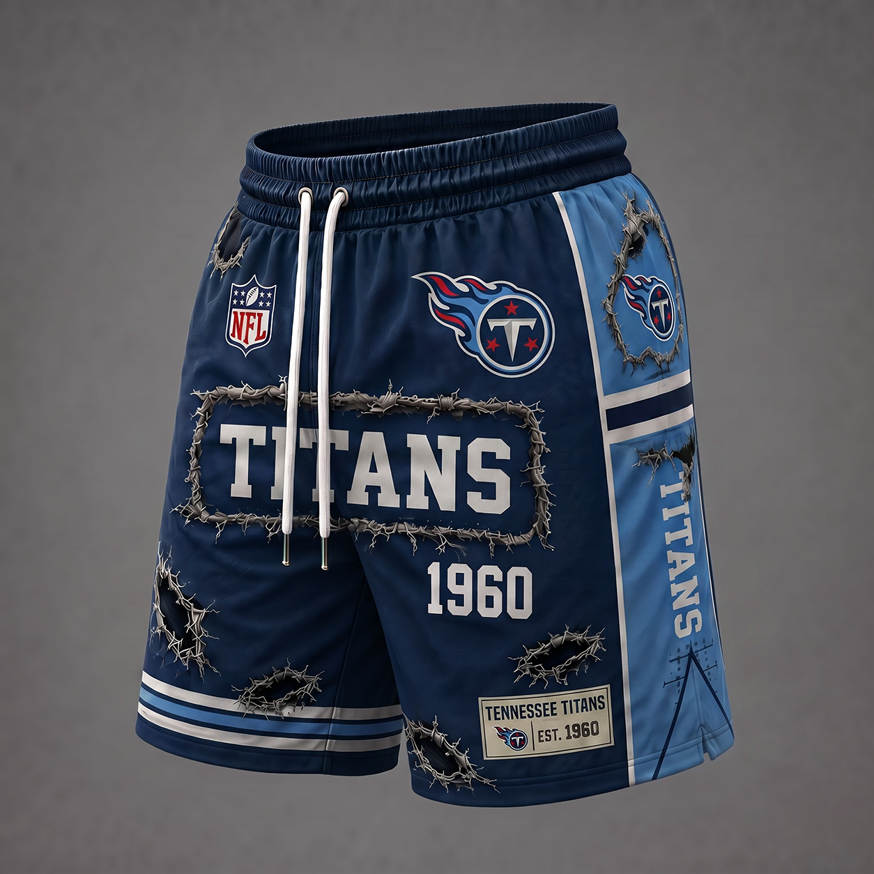 NFL x TEN Distressed Shorts