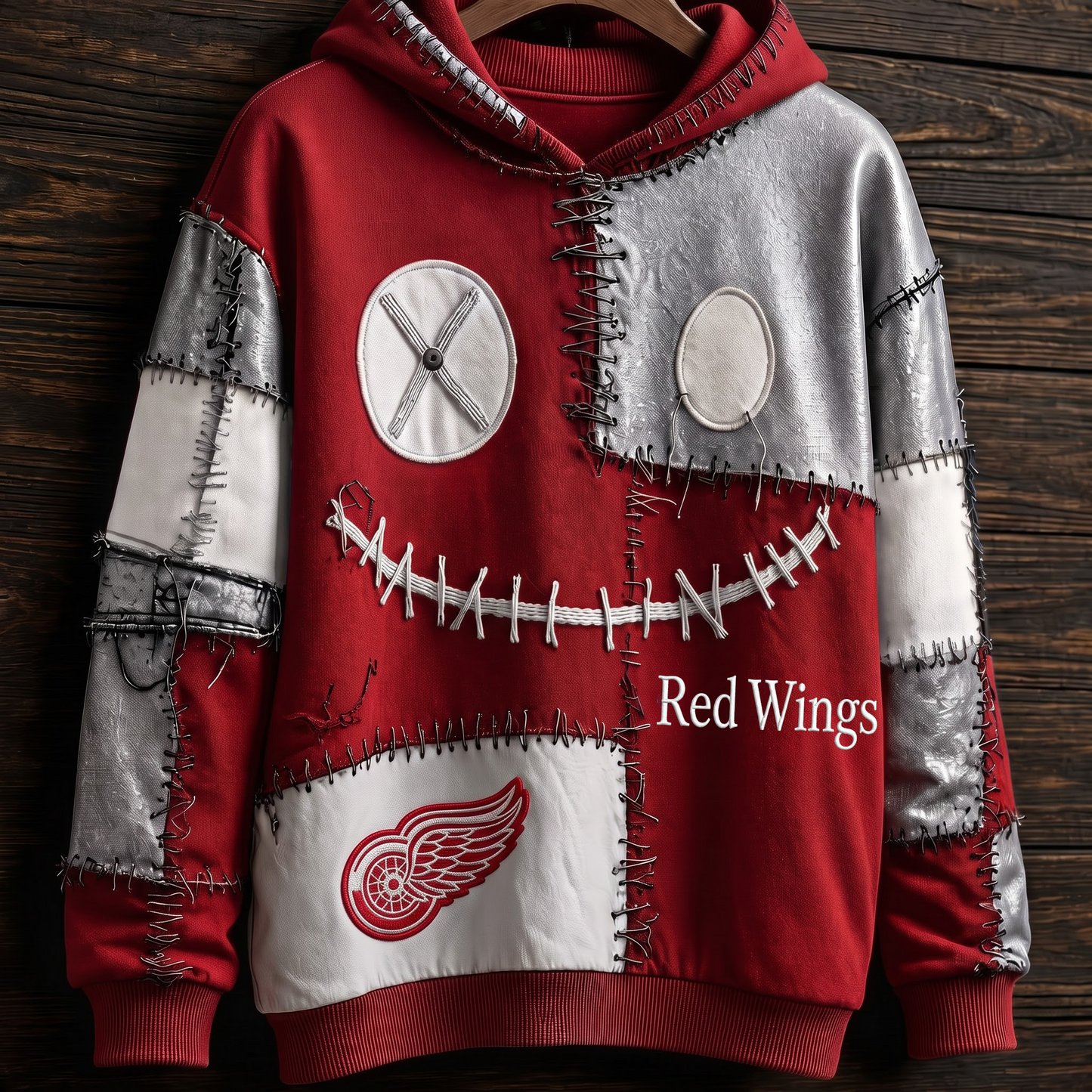 NHL x DET Smile Face Hoodie