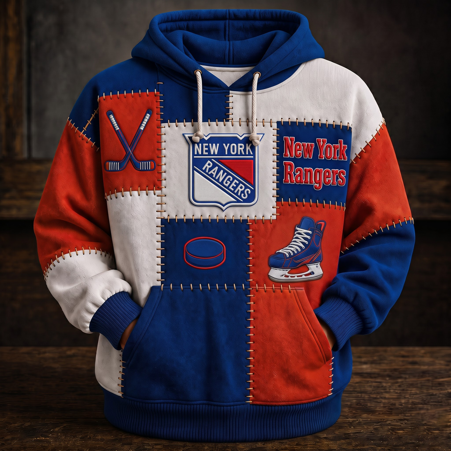 NHL x NYR Patch Hoodie