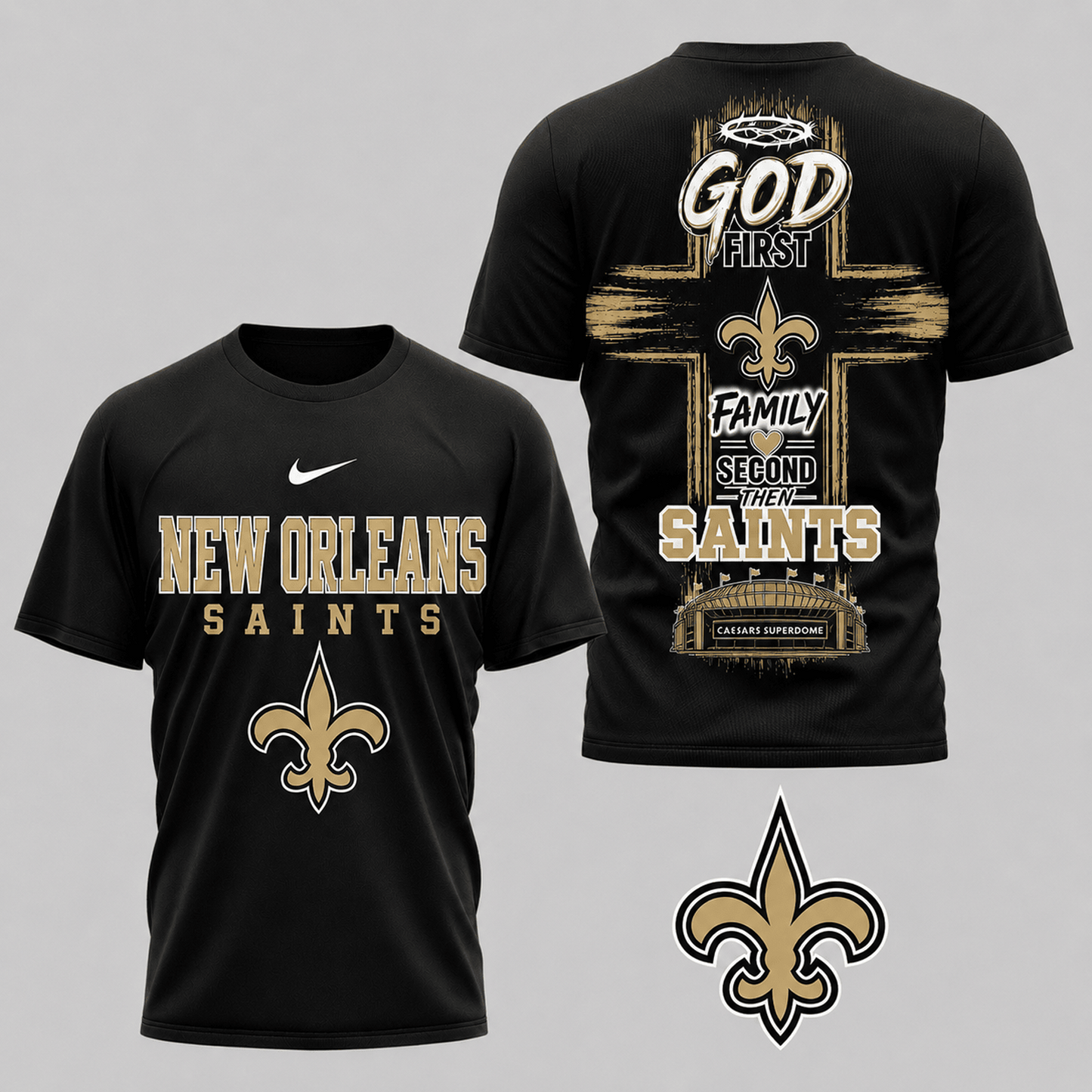 NO x NFL Faith Family Team Pride 3D T-Shirt 0207