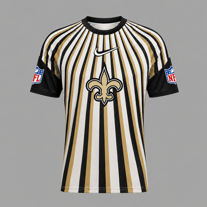NOS Premium NFL Men’s Athletic Vertical Stripe T-Shirt
