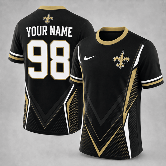 NOS x NFL Custom Name Number Personalized Athletic T-Shirt