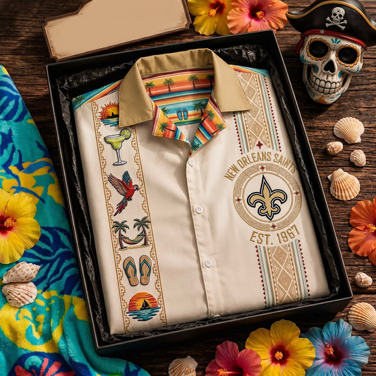 NOS x NFL Premium Hawaiian Shirt 190626