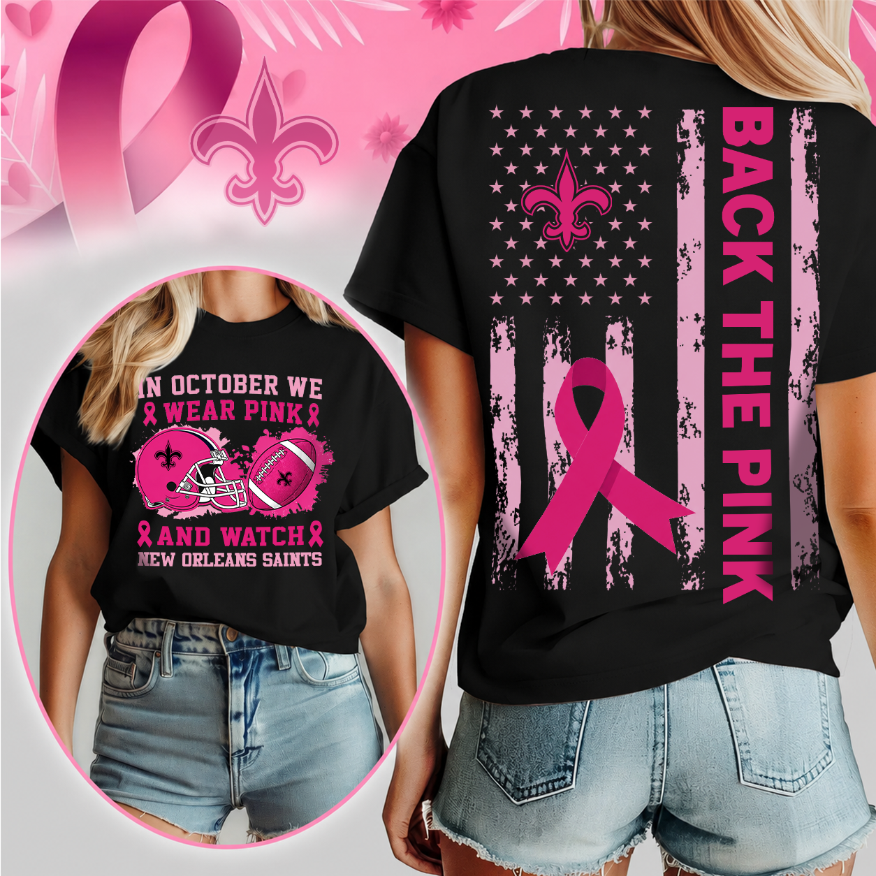 NOS x Pink Out Breast Cancer Shirt