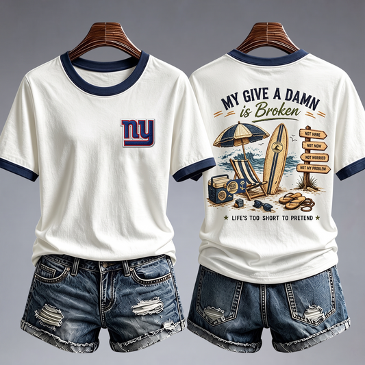 NYG x NFL My Give A Damn Is Broken Shirt