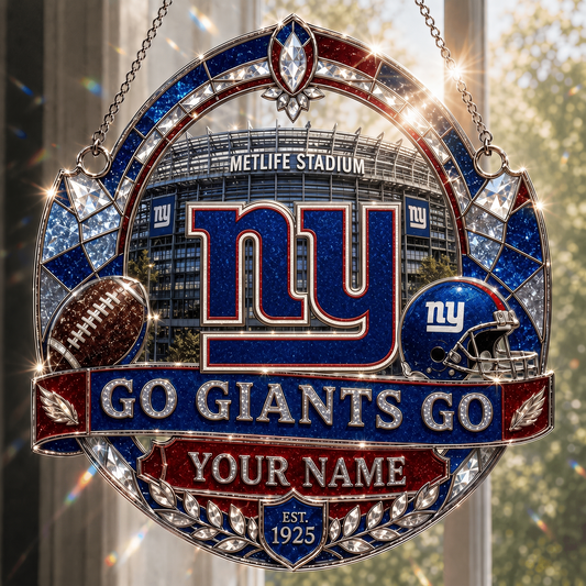 NYG x NFL Premium Suncatcher Luxury Personalized Gift For Fan