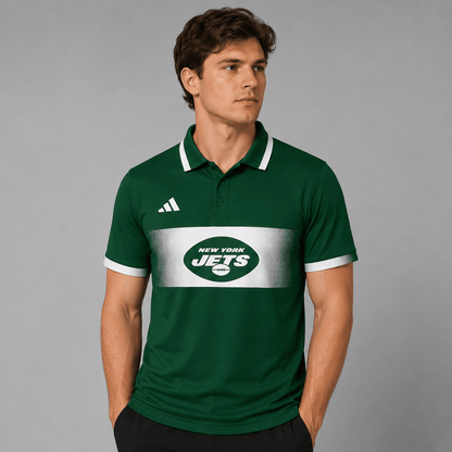 NYJ Premium NFL Personalized Match Day Polo Shirt