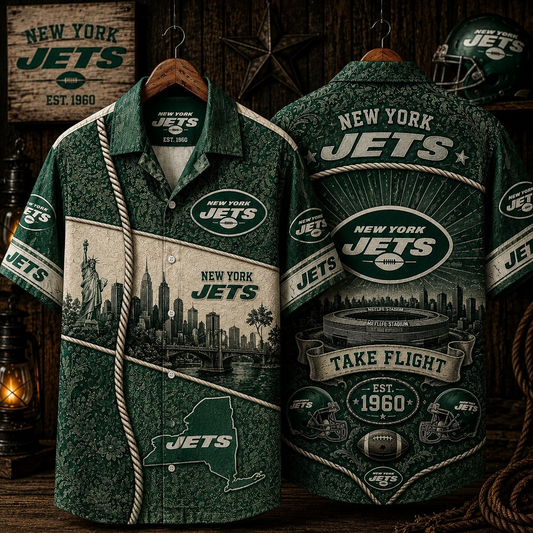 NYJ x NFL Hawaiian Shirt 1906