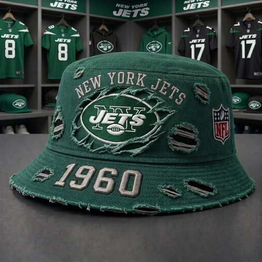 NYJ x NFL Premium Buket Hat 2906