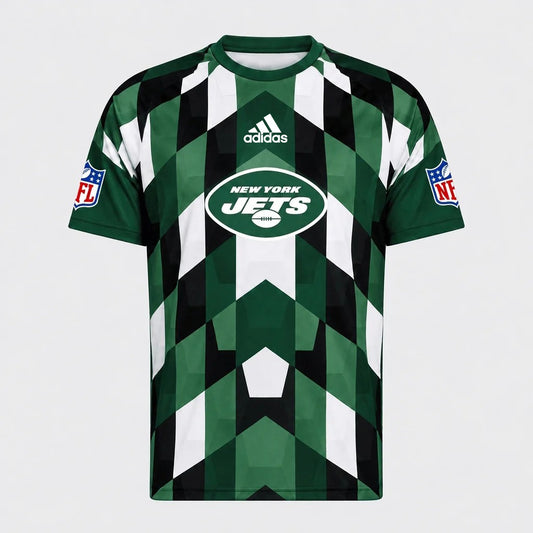 NYJ x NFL Premium Geometric Fan Performance T-Shirt