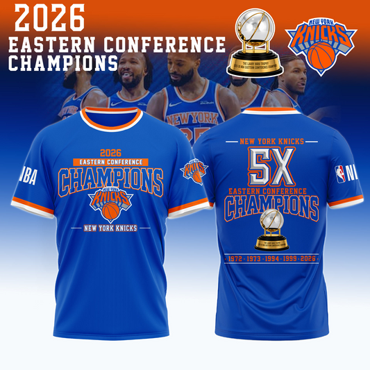 NYK 2026 Eastern Conference Champions Basketball 3D Shirt V1 2605 DatND DVT