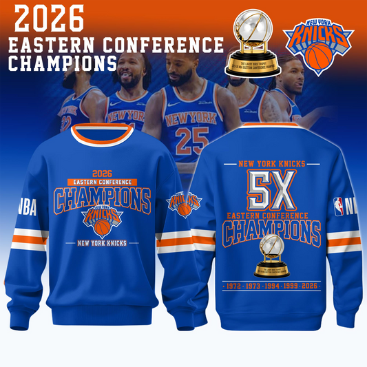 NYK 2026 Eastern Conference Champions Basketball 3D Shirt V1 2605 DatND DVT