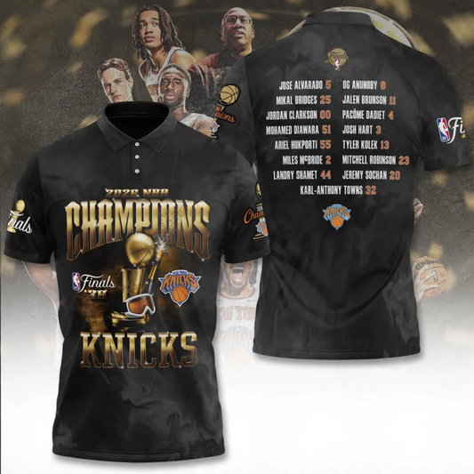 NYK x NBA Finals Champions 2026 3D Shirt V2 1506