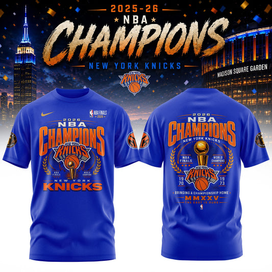 NYK x NBA Finals Champions Luxury V15 Shirt 150626