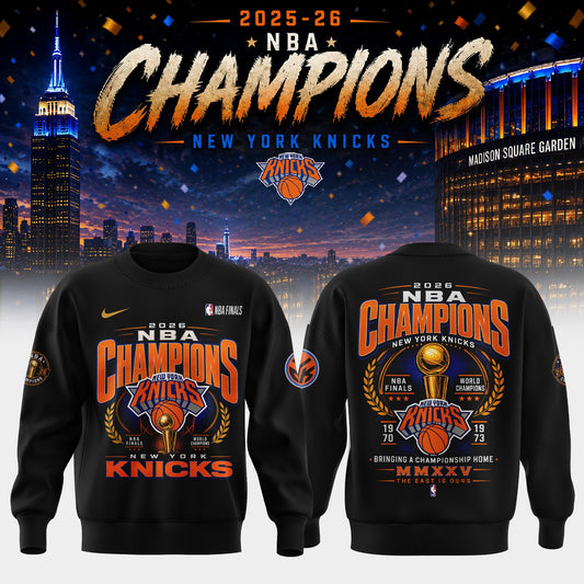 NYK x NBA Finals Champions Luxury V2 Sweatshirt 150626