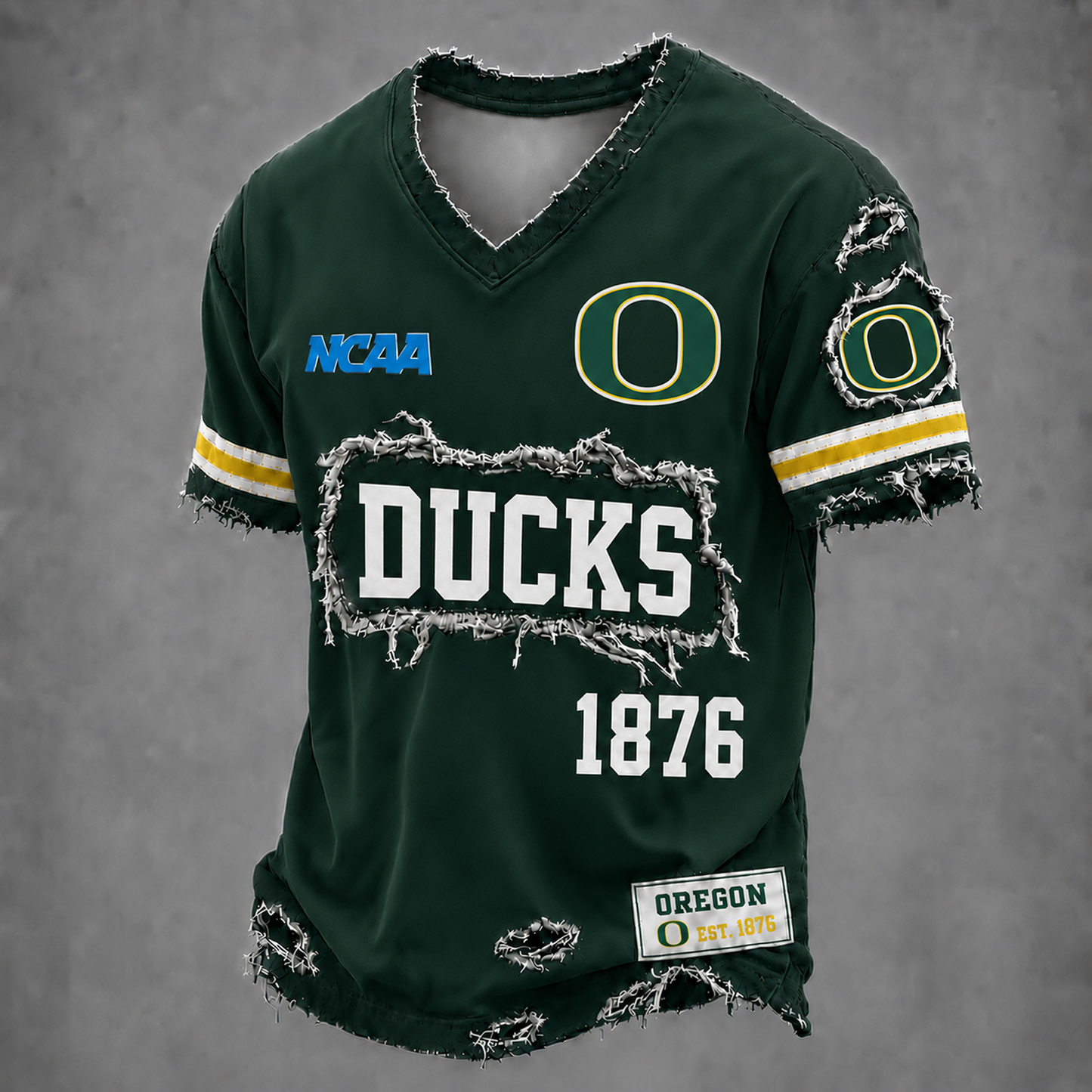 ORE x NCAA LUXURY V-Neck T-Shirt 0506 DatND DVT