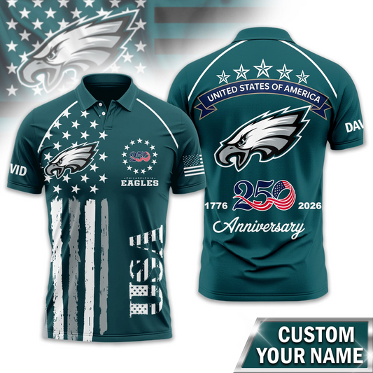 PE Premium NFL American Semiquincentennial Polo Shirt 010726