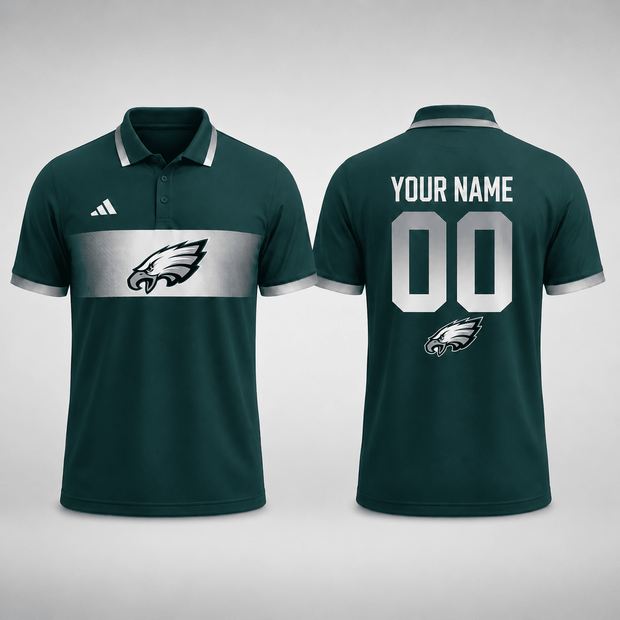 PE Premium NFL Personalized Match Day Polo Shirt