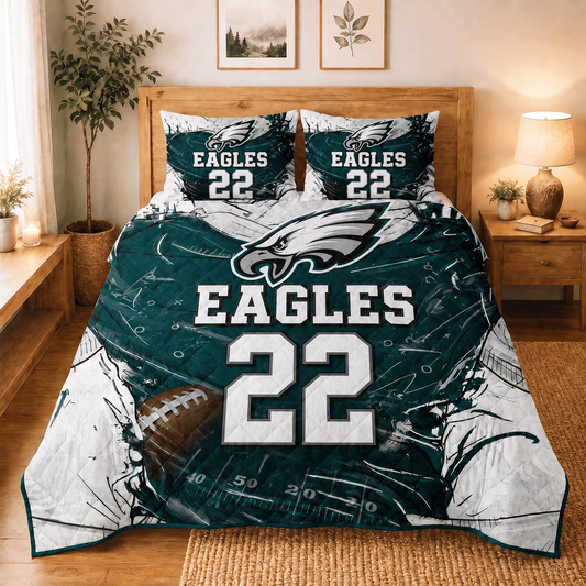 PE x NFL Premium Bedding Sets Personalized Gift For