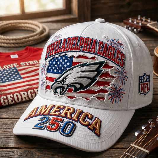 PHI x NFL Premium Cap 250 Years Anniversary Of Freedom 0107
