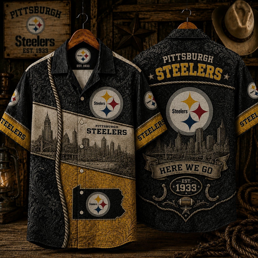 PIT x NFL Hawaiian Shirt 1906