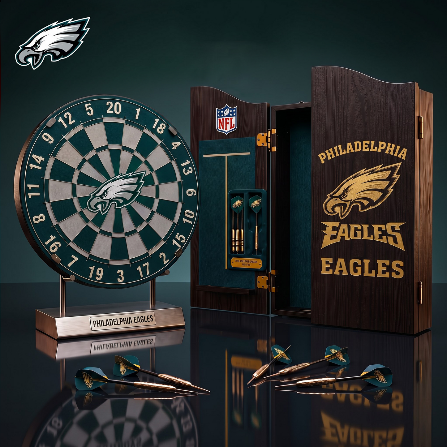 PREMIUM NFL X PE EXCLUSIVE   Dartboard GAME Set LIMITED EDITION