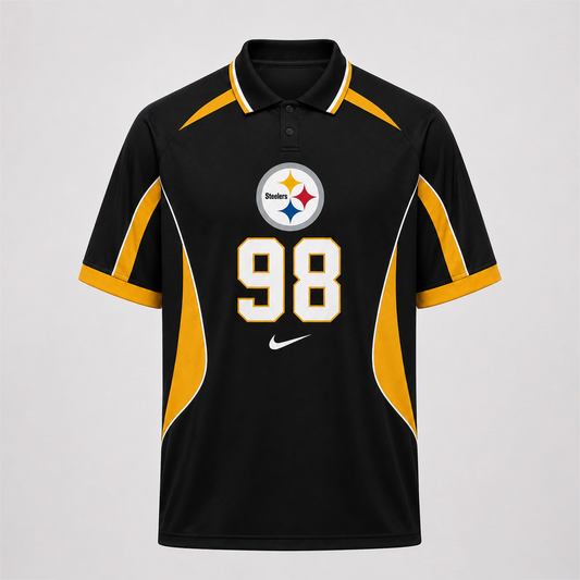PS Premium NFL Custom Number Sports Style Polo Shirt