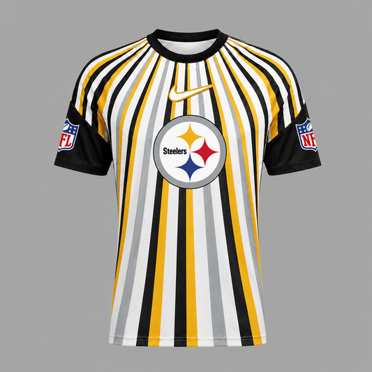 PS Premium NFL Men’s Athletic Vertical Stripe T-Shirt