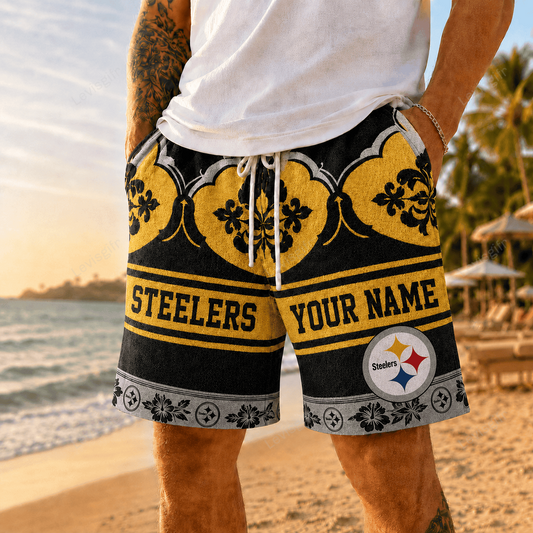 PS x NFL Premium Beach Short Personalized Gift For Fan