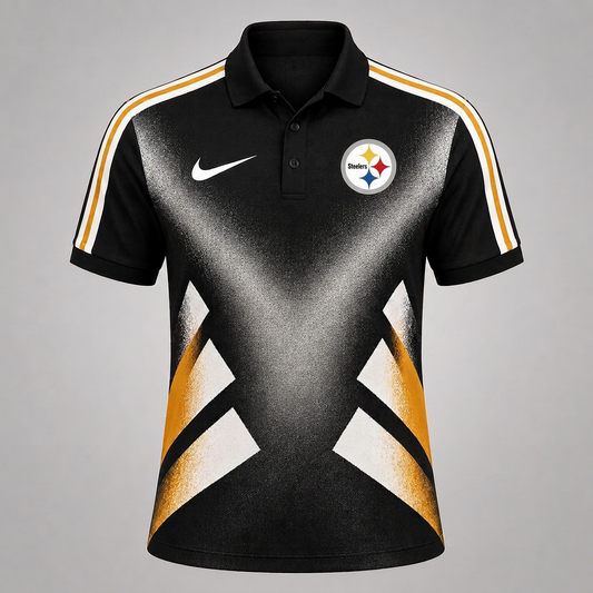 PS x Premium NFL Sports Fan Geometric Pattern Polo Shirt