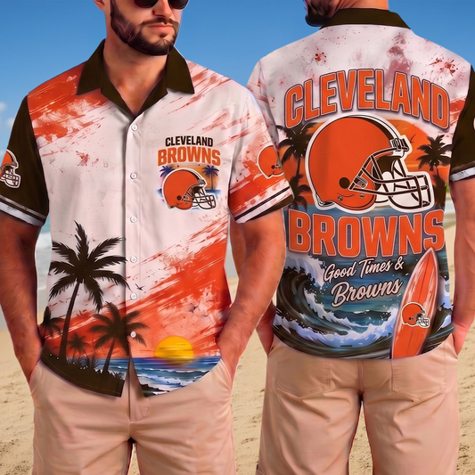 Premium NFL x CLE Hawaiian Shirt 020726
