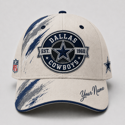 Premium NFL x DAL Custom Name Cap For Football Fans Loving Sporty Style 030726