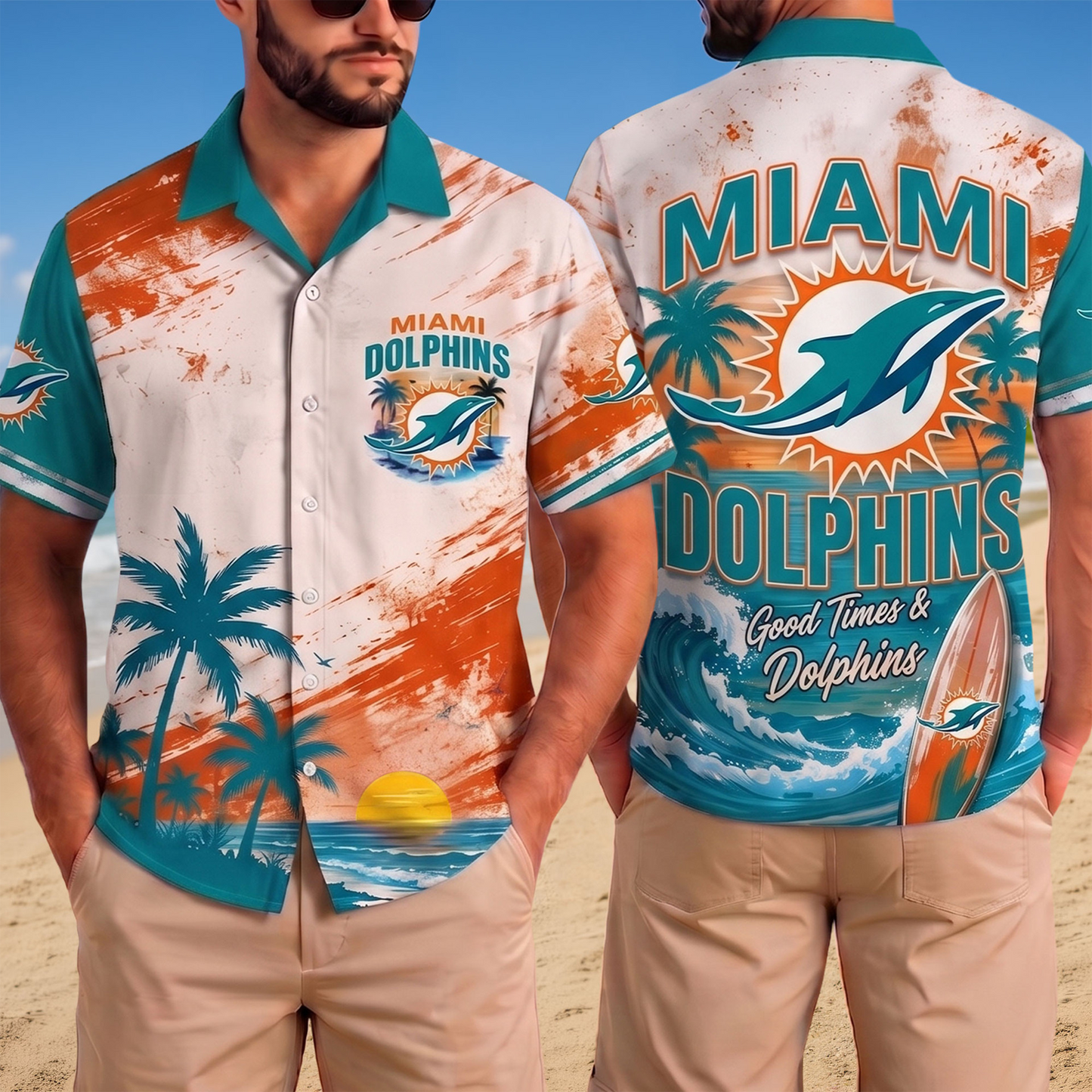 Premium NFL x MIA Hawaiian Shirt 020726