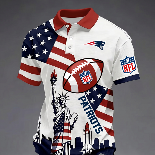 Premium NFL x NEP USA 250 Year Anniversary Polo Shirt 200626