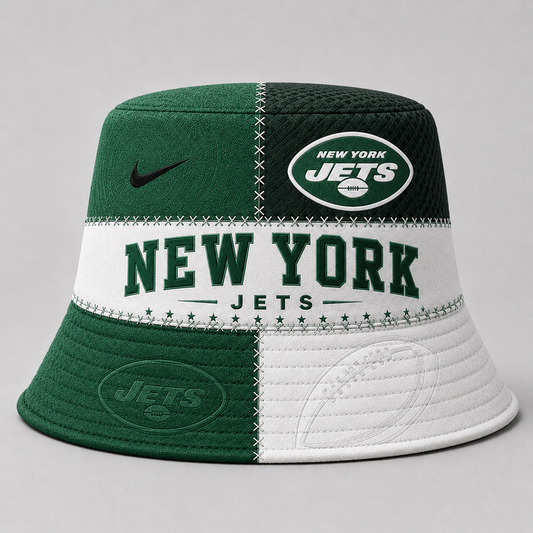 Premium NFL x NYJ Team Inspired Bucket Hat DATND TANTD 290626