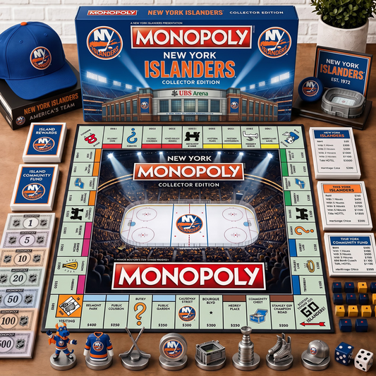 Premium NHL NYI Monopoly Collector Edition Board Game