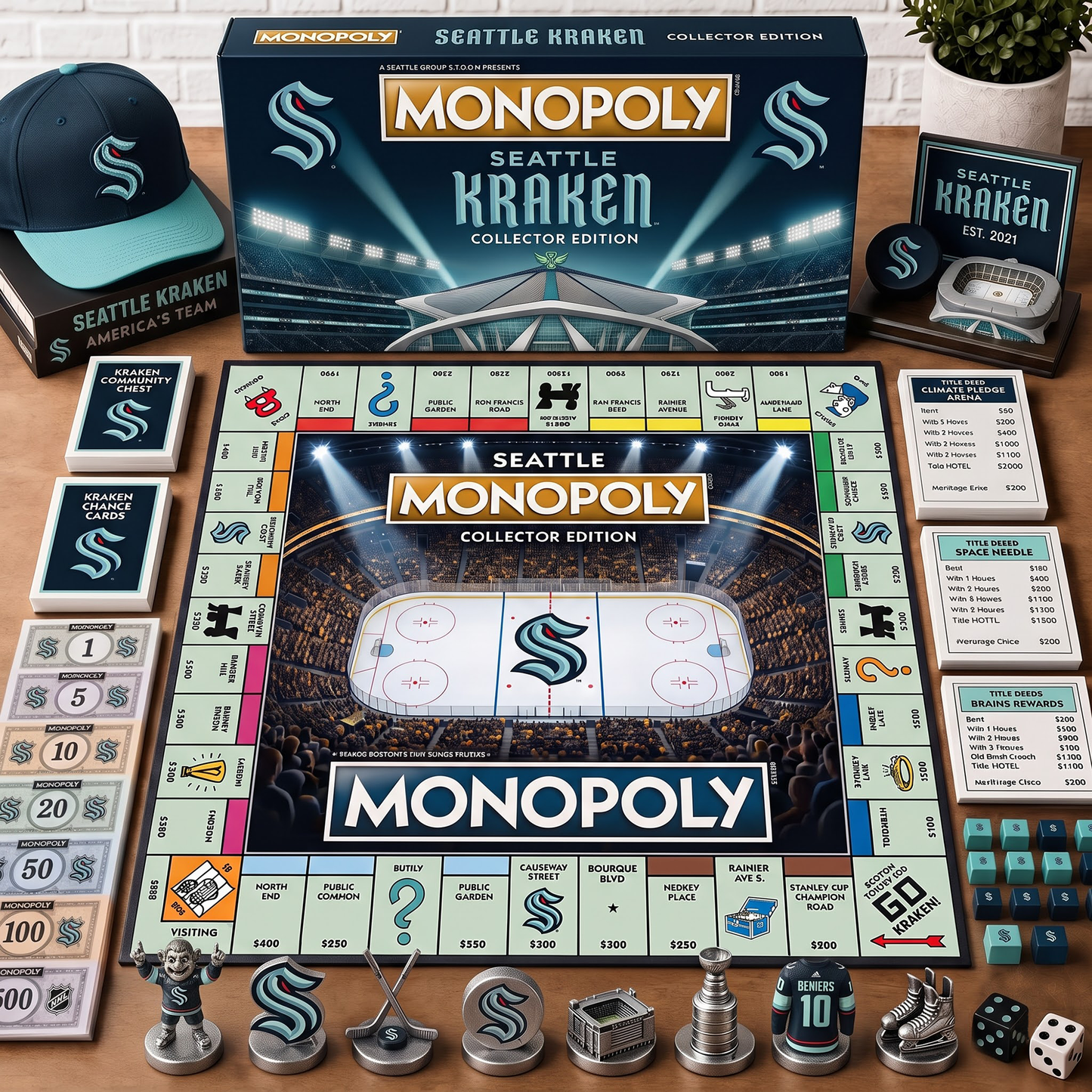Premium NHL SK Monopoly Collector Edition Board Game