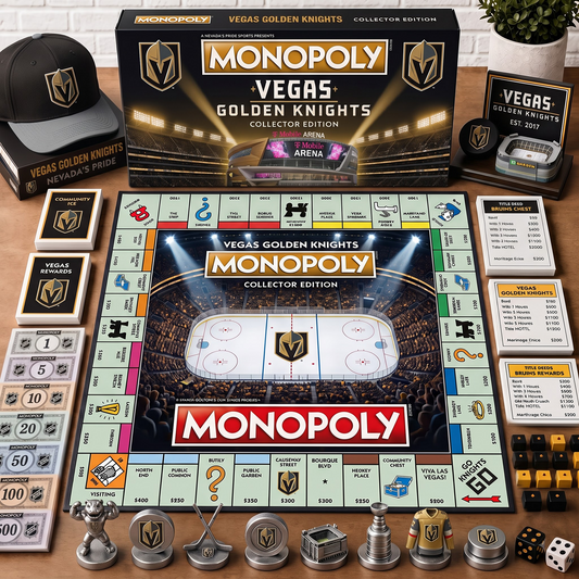 Premium NHL VGK Monopoly Collector Edition Board Game