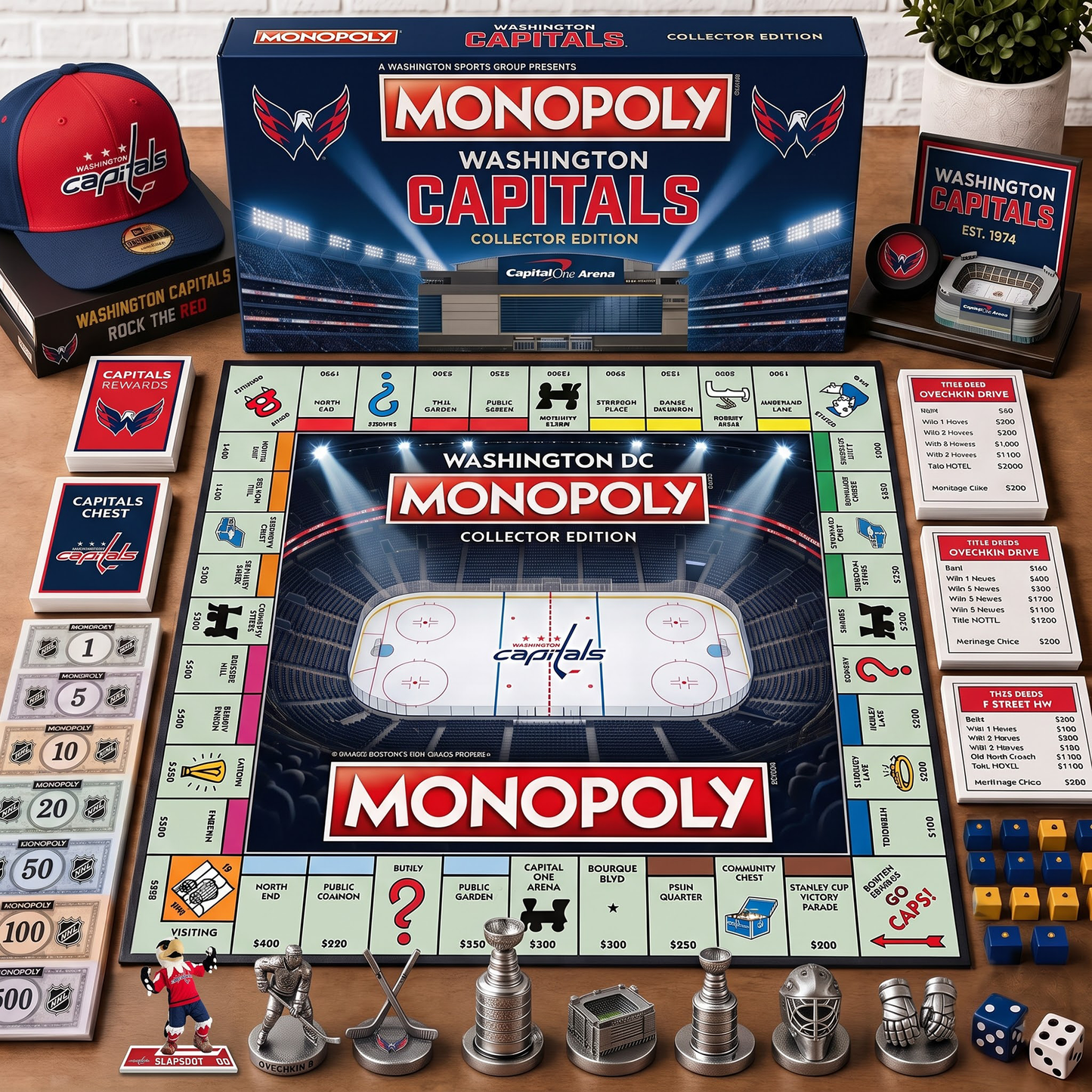 Premium NHL WC Monopoly Collector Edition Board Game