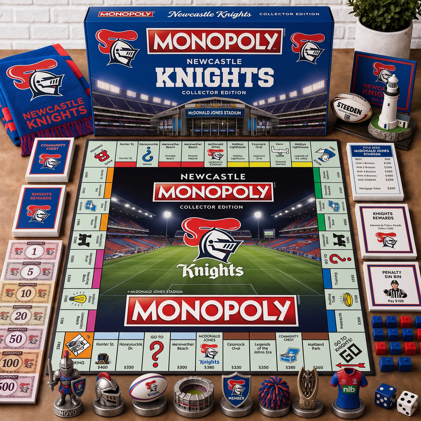 Premium NRL KN Monopoly Collector’s Edition Board Game