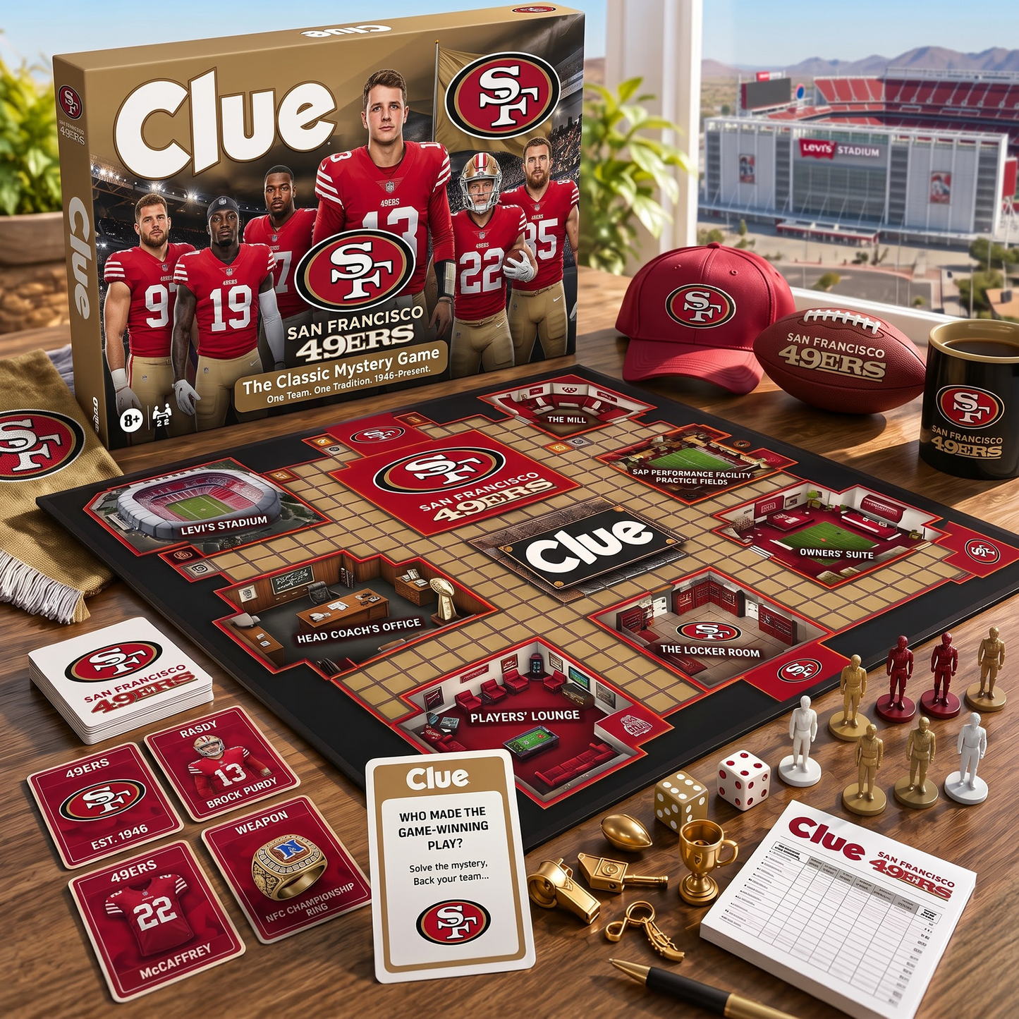 SF X NFL THE MATCHDAY MYSTERY – PREMIUM COLLECTOR BOARD GAME