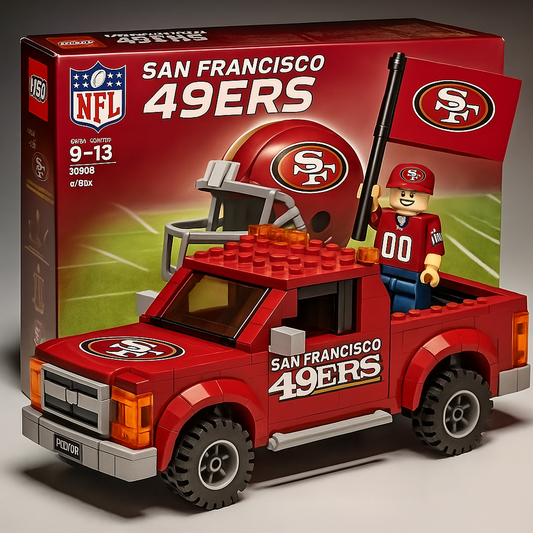 SF x NFL Building Blocks Truck Toy Set DatND DVT